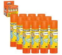 Cléopatre - Cléostick - 12 Barras de Pegamento - Ideal para Trabajos Escolares a partir de 6 Años - Aplicación Fácil y Precisa - Sin Disolventes -12x8g