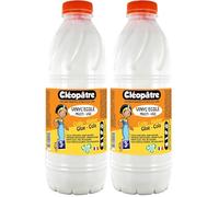 Cléopâtre Cola Adhesivo vinílico Blanca 1L (Paquete de 2)