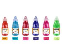 Cleopatre - EAD250x6B - Pack de 6 frascos de tinta de dibujo, 250 ml, colores secundarios
