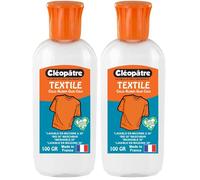 Cleopatre - LCC16-100X - Cleo'Textile - Cola para telas, 100 gr (Paquete de 2)