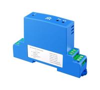 CLEUFWKO Transductor de Corriente de 4-20 mA CC, 24 V, Entrada, Salida, Fuente de alimentación, Aislamiento de Tres terminales, 0-10 A, 0-10 V, 1-5 V CA/CC.(DC 0-6A)
