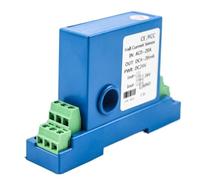 CLEUFWKO Transmisor de Corriente CA de núcleo Dividido con Salida de 4-20 mA, 0-5 V, 0-10 V y Entrada de 100 A. Transductor de Corriente de Salida de 4-20 mA.(IN 0-10A_12-28VDC_4-20MA)