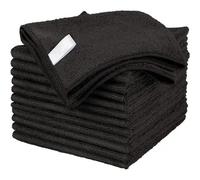 Clim Profesional - Bayeta de Microfibra Negra 38x40 Cm - Pack 12 Uds