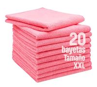 Clim Profesional - Bayeta de Microfibra XXL PLUS 40x40 - Caja 20 Uds