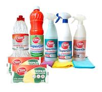 Clim Profesional Lote Limpieza Hogar Bayetas Fregona Fregasuelos Estropajos