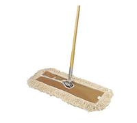 Clim Profesional - Mopa Industrial de Algodón Natural Sistema Luxury Pro 95CM. Incluye Mango y Bastidor. Limpieza y Barrido de Suelos. Elimina Polvo y Suciedad Fácilmente. Tamaño 95CM