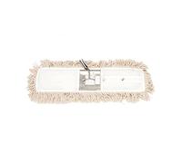 Clim Profesional - Mopa Industrial Plana Algodón 15x60CM con Resistente Bastidor Metálico. Limpieza y Barrido de Suelos. Elimina Polvo y Suciedad. Tamaño 60CM