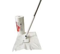 Clim Profesional Pack Mini Mopa Multifunción con Clip + Rollo Gasa Atrapa Polvo 37 Metros. Limpieza de Paredes y Zonas Altas.