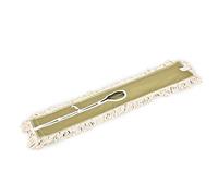 Clim Profesional - Recambio de Mopa Plana de Algodón Blanco Natural para el Sistema Luxury Pro 65 CM. Limpieza y Barrido de Suelos de Forma Profesional. Elimina Polvo y Suciedad. Tamaño 65CM