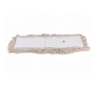 Clim Profesional Recambio Mopa Plana Industrial de Algodón de 60CM. Limpieza y Barrido de Suelos. Elimina Polvo y Suciedad 100% Algodón Natural. Tamaño 60CM