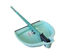 Clim Profesional Recogedor Ecológico Eco Ocean Plegable 85cm Reciclado | 20% Plástico Marino Reciclado, Mango Abatible, Ergonómico, Verde Agua