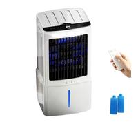 Climatizador Evaporativo 12L/25L, Ventilador Portátil 3 Velocidades, Depósito Extraíble, Mando Y Temporizador 12h