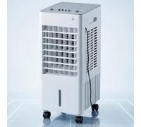 Climatizador Evaporativo Bajo Consumo Aire Acondicionado Portátil con Depósito 5L Humidificador 3 Modos 3 Velocidades Temporizador 8 h Pantalla LED Ventilador de Enfriamiento para Hogar Oficina