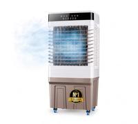 Climatizador Evaporativo Industrial 48L | Sin Tubo Exterior | Naves, Talleres y Terrazas hasta 40 m² | 180W | 3 Velocidades | Oscilante | 2 Acumuladores | 6938m³/h | Portátil (50L / 6900 m3)