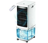 Climatizador Evaporativo Portátil 12L Sin Tubo - Enfriador de Aire Silencioso con Depósito de 12 Litros, 3 Velocidades y Mando a Distancia
