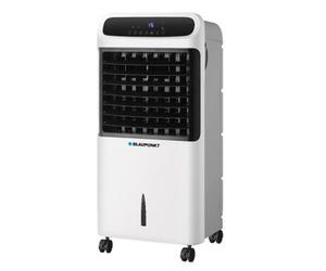 Climatizador Evaporativo Portátil Blaupunkt | Potencia 80w | Función Calefactor 1000w-2000w| Función Ionizador | Depósito De Agua 12 L Y Temporizador 12 H | Blanco | Pantalla Digital
