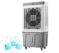Climatizador Evaporativo Silencioso, 3 Velocidades,Tanque de 35L,3 en 1 Climatizadores Portatiles Temporizador 7.5H,Oscilación Para Oficina En Casa,Residencia Estudiantil
