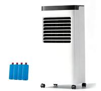 Climatizador Evaporativo, Tanque de 12 L, 3 Velocidades, Silencioso 25 DB, Climatizador Portatil, Oscilación de 60°, Para Habitaciones y Dormitorios