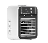 Climatizador Evaporativo Torre Enfriadora Personal Portátil Silenciosa | Refrigerador Evaporativo con Tanque Agua 500 ml Dormitorio Exterior Hogar Camping Oficinas