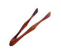 Clip Comida de Madera Natural Pinzas Multiusos de Cocina de Madera Herramientas Pinza de Tostadas Duradero, Ecológico, Adecuado para Cocina, Camping, Parrilla, Buffet, Restaurante Etc(Marrón)