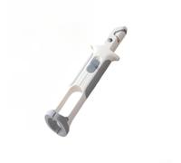 Clip de silicona antiquemaduras de doble función tazón y elevador de platos resistente al calor hasta 230 °C gadget de cocina con mango ergonómico para utensilios de cocina calientes gris (gris)