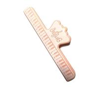 Clip fijo con diseño de piano para partituras musicales, soporte para hojas de libro o página, abrazadera de papel, hojas fáciles de usar