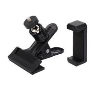 Clip para Cabeza de Guitarra, Soporte portátil Multifuncional Resistente para teléfono para transmisión en Vivo y Uso doméstico, Espuma de Metal, Goma ABS
