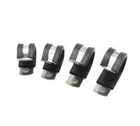 Clips con revestimiento de goma, 50 Uds. Clips P forrados de goma acero inoxidable 304 6-30mm for abrazadera tubo manguera montaje Cable(30MM)