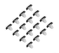Clips de ajuste de panel de puerta de coche para Ducato 71728806 8565.43 856543-20 Pack, Sujetadores de plástico blanco y negro, 17 mm de longitud, molduras exteriores y fijaciones de ajuste