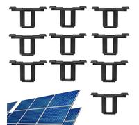 Clips de para paneles solares, montaje para eliminación de agua y | Clips de panel solar para acumulación de suciedad, techo, mantenimiento fotovoltaico, óxido al aire libre, zona polvorienta