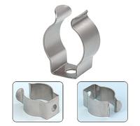 Clips de resorte, clips de rizo, abiertos, acero de resorte, clips para herramientas, resistentes, 6-28 mm, 10 piezas