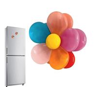 Clips Imantados para,Almacenamiento Magnético de Alimentos con Forma de Flor | Imanes Sujeción Frigorífico | Para Uso en Comida Refrigerador Cocina Snacks Pan Pizarra Blanca Fotos Arte Aula Baño y Má