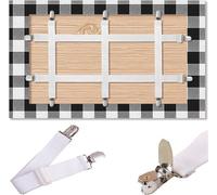 Clips para manteles Ibzoa®: juego de 5 unidades de acero inoxidable, ajustables y de gran sujeción. Ideales para exteriores, perfectos para picnics, barbacoas y la playa