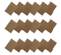 CLISPEED 18 Separadores de Páginas Sueltas de Papel Kraft A5, Divisores de Índice Resistentes y Convenientes para Organización en Cuadernos