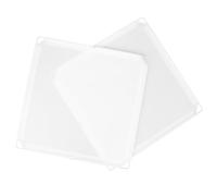 CLISPEED 2 Piezas Insertos de Montaje, para Organizador de Armario Portátil | Combinación Modular Estable, Estructura Resistente Deformable, Plástico Blanco, para Estantería Cubos