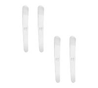 CLISPEED 4 Cucharas para Rellenar Dumplings Set Práctico para Preparar Wonton de Acero Inoxidable 304, Utensilios para Hacer Bolas de Masa Hervida Color Plateado Herramienta para Cocina