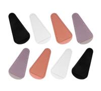 CLISPEED 8 Piezas Funda de Tijera de Cuero Sintético PU para Protección de Punta y Tijeras, Fácil de Limpiar y Reducir Riesgos en Entornos de Costura y Salones