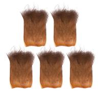 CLISPEED Corteza Decorativa de Árbol 5 Hojas, Fibra de Palma Natural | Decoración Delicada y Versátil, Cobertura Suficiente, para Macetas de Flores y Proyectos de Paisajismo