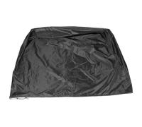 CLISPEED Funda Protectora para Silla Colgante de Huevo, Cubierta para Columpio, Poliéster Negro, Cremallera, Antipolvo, para Patio y Jardín