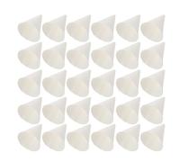 CLISPEED Kit de Embudos de Papel Desechables Blanco de 30 Piezas para Cambio de Aceite y Uso en Cocina, Prácticos y Flexibles que Evitan Derrames