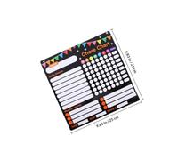 CLISPEED Planificador Semanal Magnético 3 Tablas de Recompensas y Responsabilidades, Material Goma y Plástico, Adecuado para Seguimiento en Casa