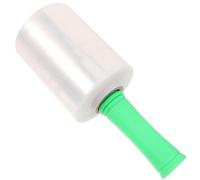 CLISPEED Rollo de Película de Embalaje Transparente Plástico Pe y Mango Portátil, Film Estirable Duradero para Envolver Muebles y Palés en Mudanzas