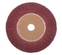 CLISPEED Rueda de Pulido para Amoladora Angular de Nylon No Tejido, Almohadilla de Pulido Marrón Grano 320 para Uso Industrial y Automotriz, Práctica