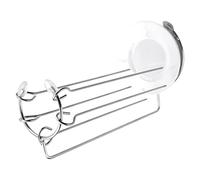 CLISPEED Soporte para Brochetas de Barbacoa, 1 Set, Acero Inoxidable | Desmontable y Portátil, para Exterior y Parrilla, Bandeja de Goteo, Color Plata
