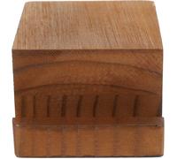 CLISPEED Soporte para Vinilos de Madera Diseño Rústico para Almacenar y Exhibir Discos de Vinilo en Dormitorio o Estantería Sencilla