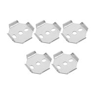CLISPEED Soportes para Toallas de Baño de Acero Inoxidable 5 Piezas Base Firme y Segura, Resistentes al Deslustre, Accesorios Ideales para Rack Bath y Colgador de Toallas