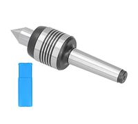 Cloimei Centro cónico Morse Centro giratorio en vivo MT2 Centro de accionamiento de torno de 5 ranuras para torno Accesorios para máquinas herramienta Acero de alta velocidad 140 m