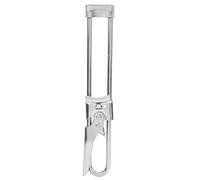 Cloimei Master Opener Pinza de Tapa Ajustable de Acero Inoxidable Herramienta de abrelatas Multifuncional para Botellas Latas Tarros Cocina Uso doméstico Plata 19,5 cm 1 Pieza