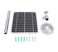 Cloimei Panel solar para cámara 20W 5V IP68 Panel solar monocristalino de alta eficiencia para cámaras de seguridad Alimentadores de vida silvestre Aleación de aluminio ABS 16.5x18