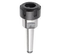 Cloimei Portabrocas cónico ER25 MT2 M10, herramienta de fresado CNC, adaptador de eje de fresa frontal de acero al carbono rectificado de precisión para fresadoras y perforadoras